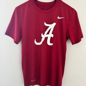 Alabama Nike Dri-Fit Short Sleeve Athletic Cut Shirt SZ Small